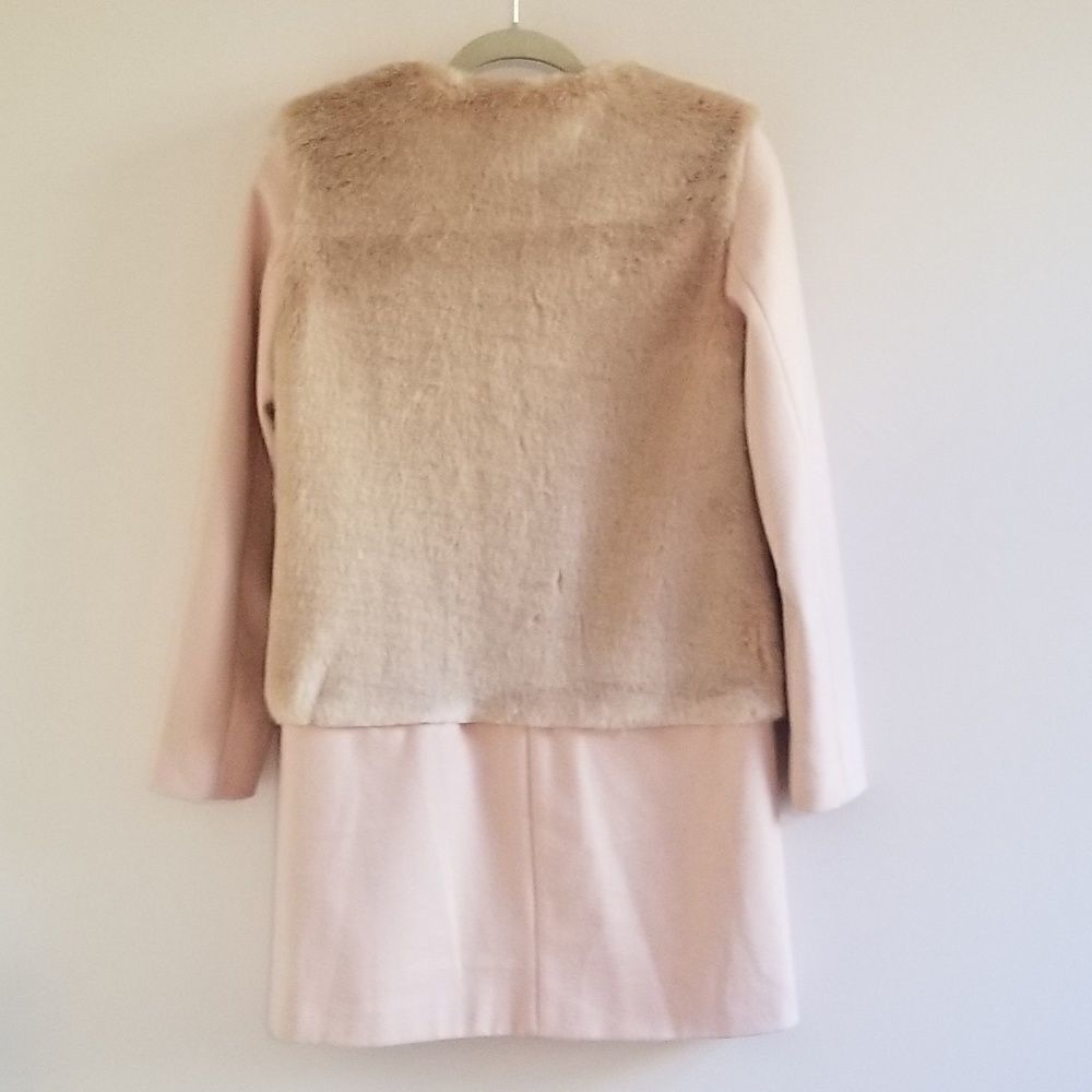 Host Pick 💝Zara fur and wool coat - Picture 5 of 6